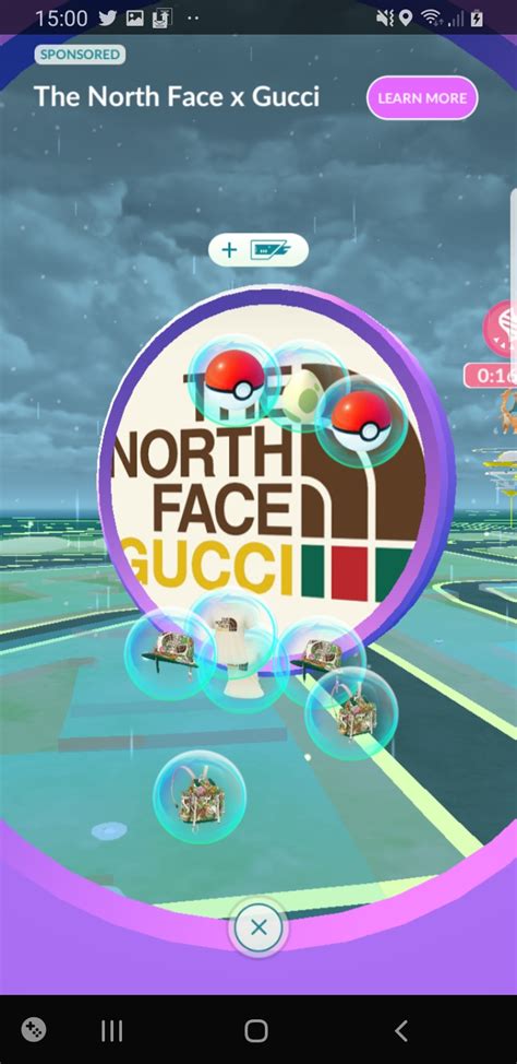 pokestop gucci|Gucci north face 2024.